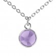 Подвеска с пурпурным Аметистом